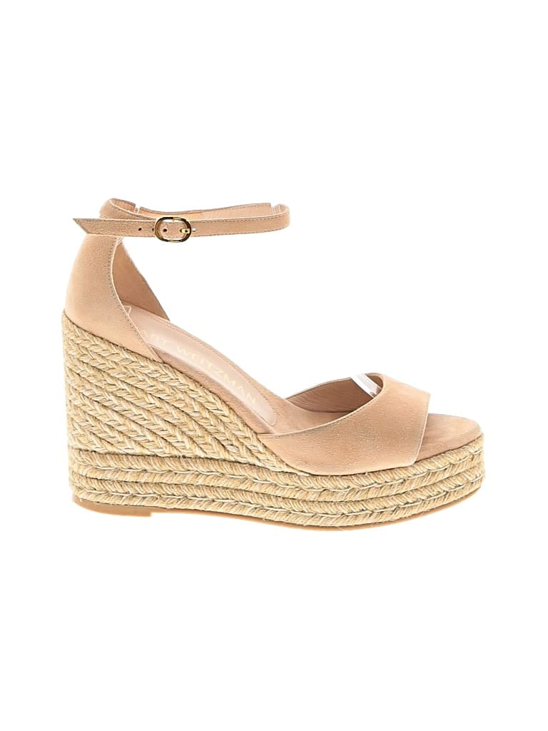 Pre-owned Stuart Weitzman Wedges In Brown