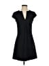L'Agence Solid Black Casual Dress Size 4 - photo 1