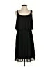 NY Collection 100% Polyester Solid Black Casual Dress Size XS - photo 1