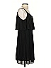 NY Collection 100% Polyester Solid Black Casual Dress Size XS - photo 4