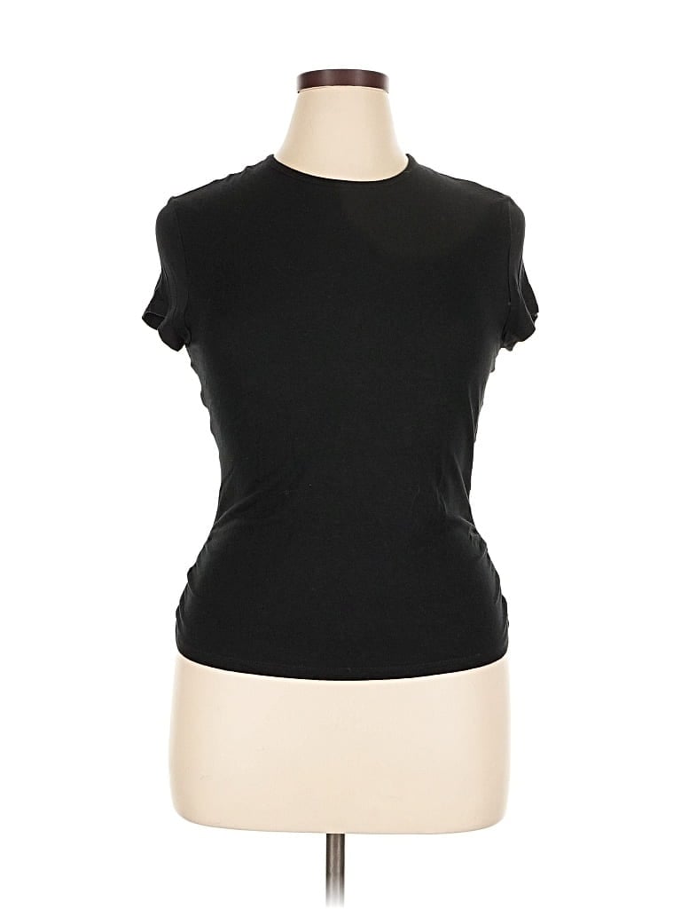 Pre-owned Clifford & Wills Short Sleeve Turtleneck In Black