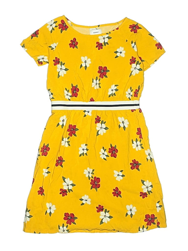 OLD NAVY Pre-owned Kids' Dress In Yellow