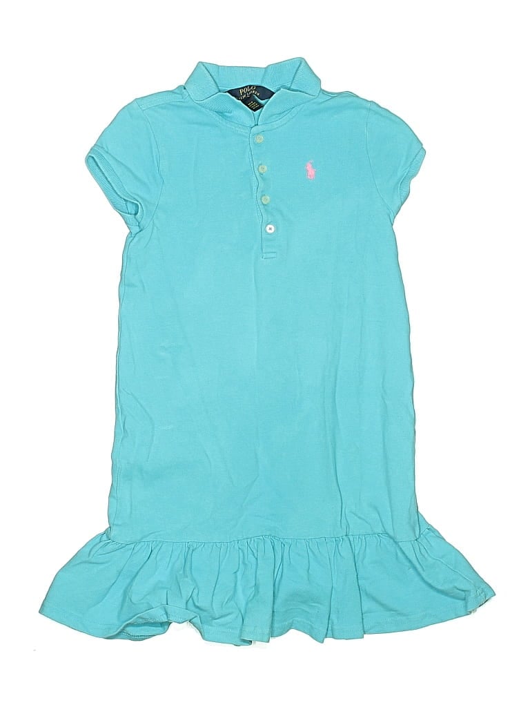 Pre-owned Polo By Ralph Lauren Kids' Dress In Blue