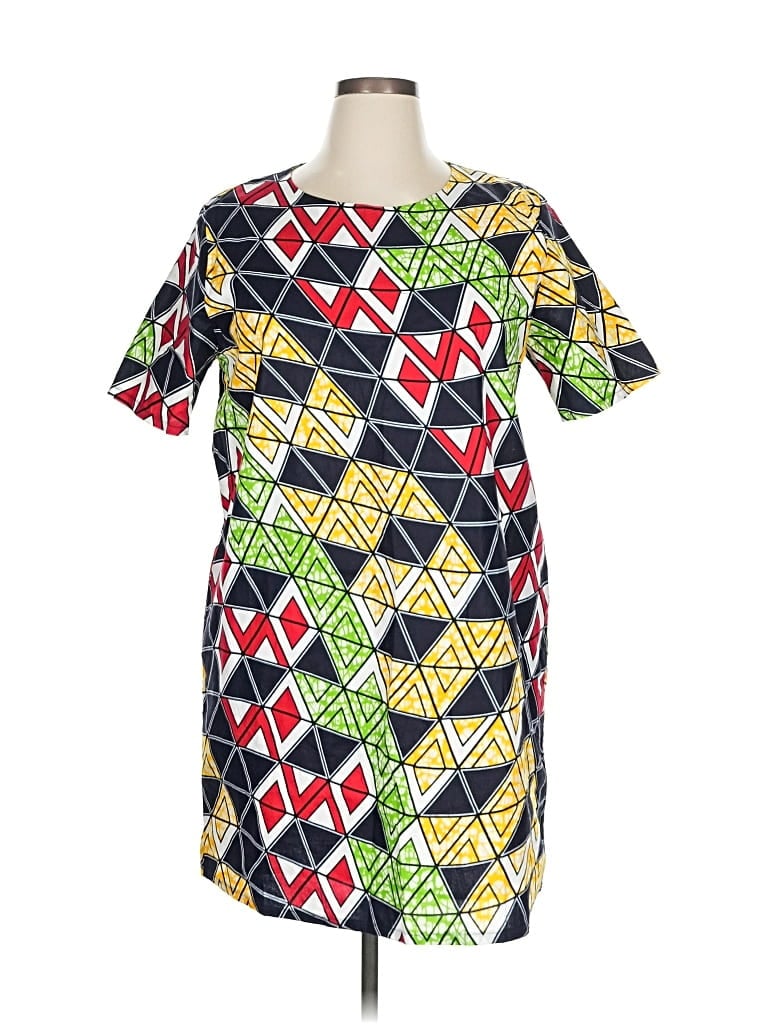 Pre-owned Assorted Brands Casual Dress In Blue