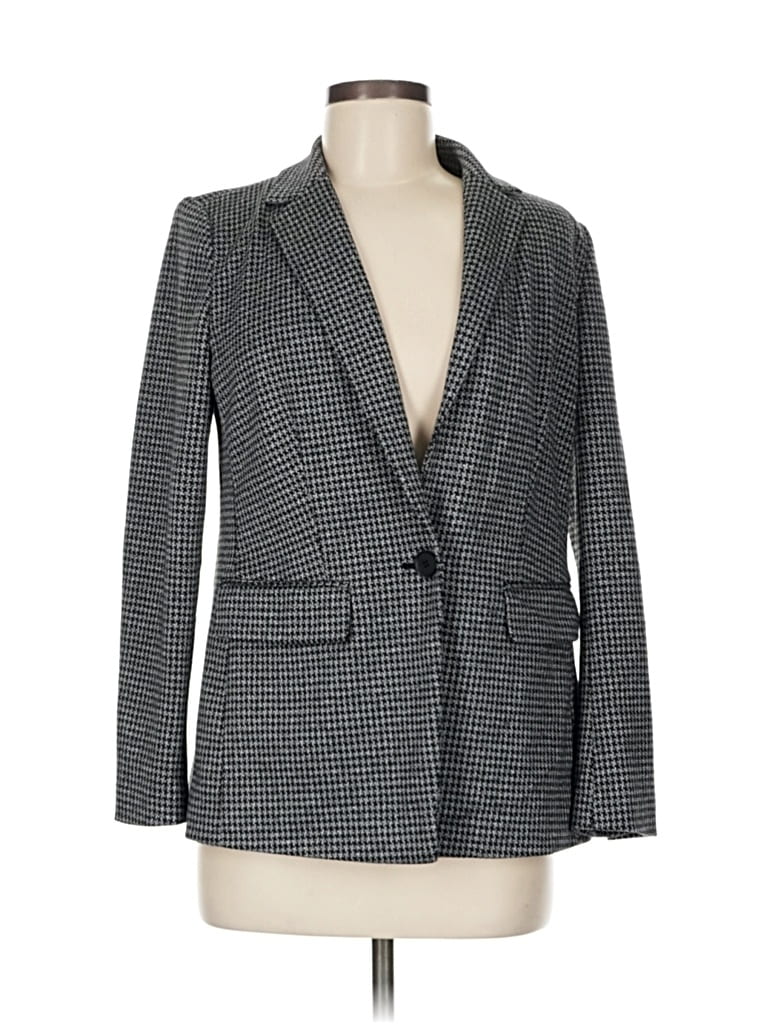 Pre-owned Ann Taylor Loft Long Sleeve Top Gray Square Neckline Tops