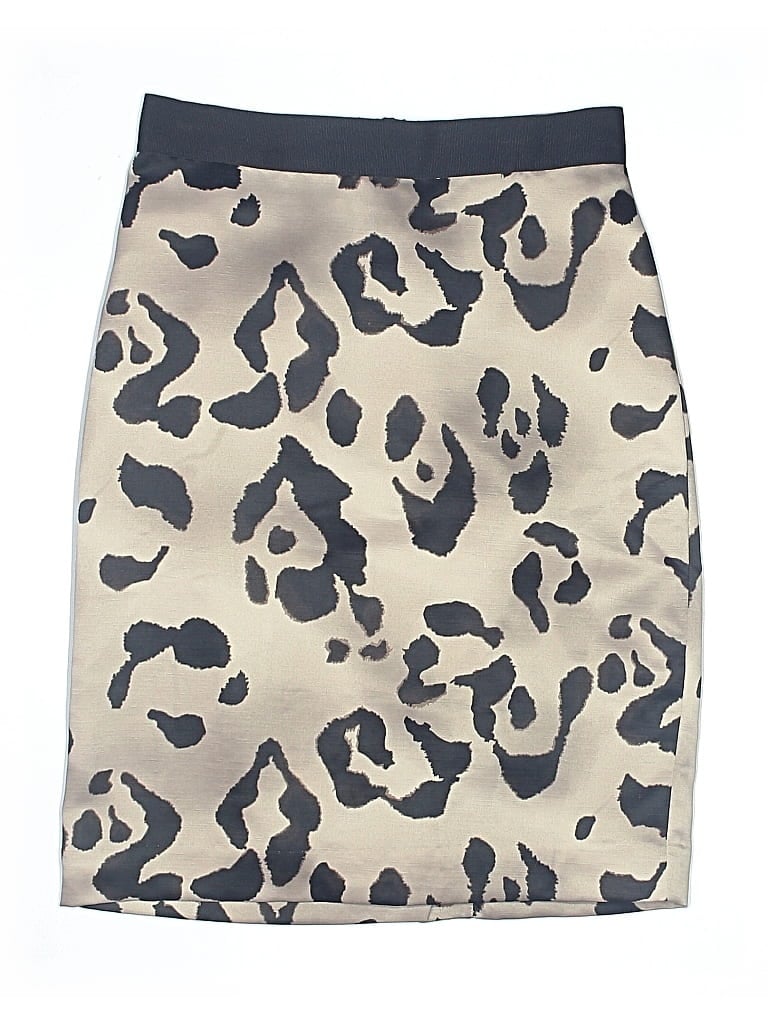 Pre-owned Ann Taylor Factory Formal Skirt In Brown