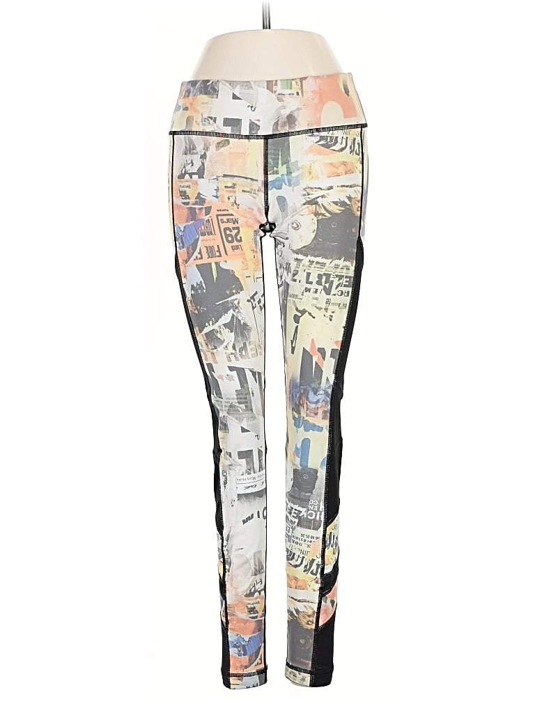 Pre-owned Assorted Brands Leggings In Orange