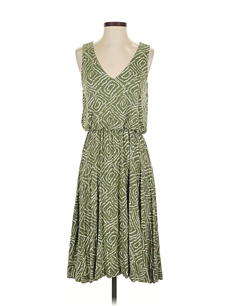 Pre-owned Ann Taylor Loft Outlet Casual Dress In Green