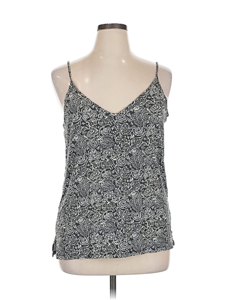 Click to view more detailed imagery on our partner's website Pre-owned Old Navy Sleeveless Top Gray V Neck Tops