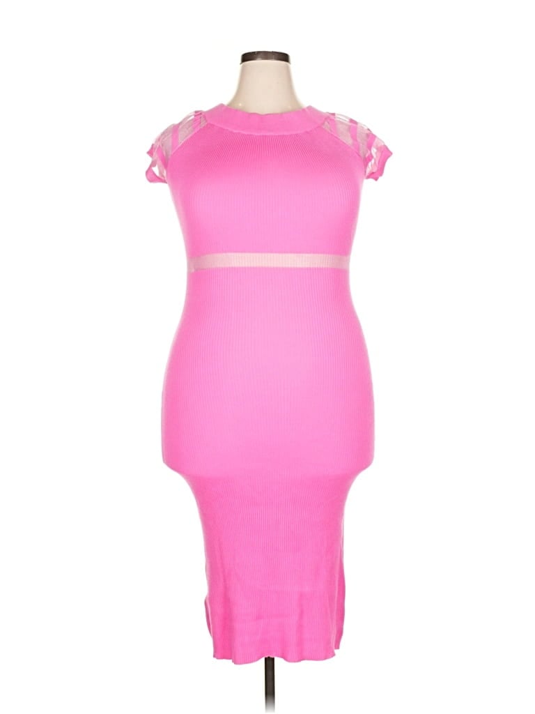 Pre-owned Almost Famous Cocktail Dress In Pink