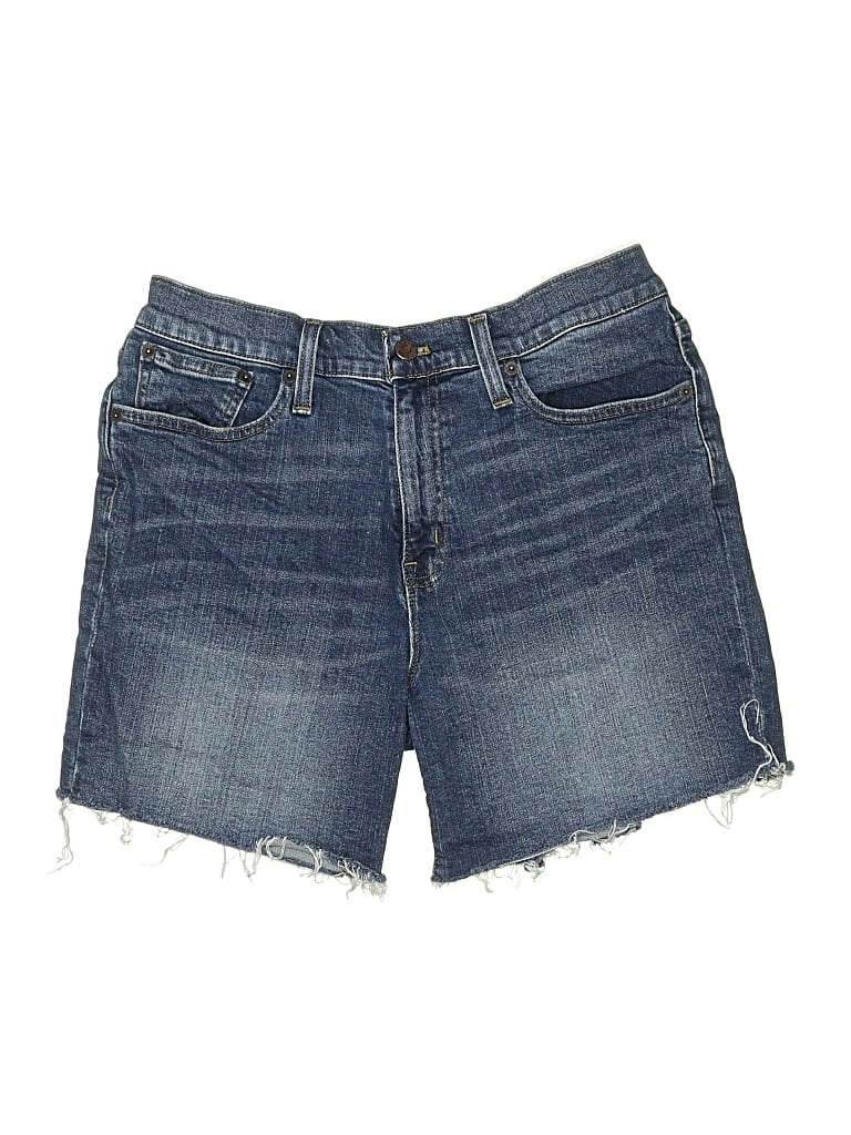 Pre-owned J.crew Factory Store Denim Shorts In Blue