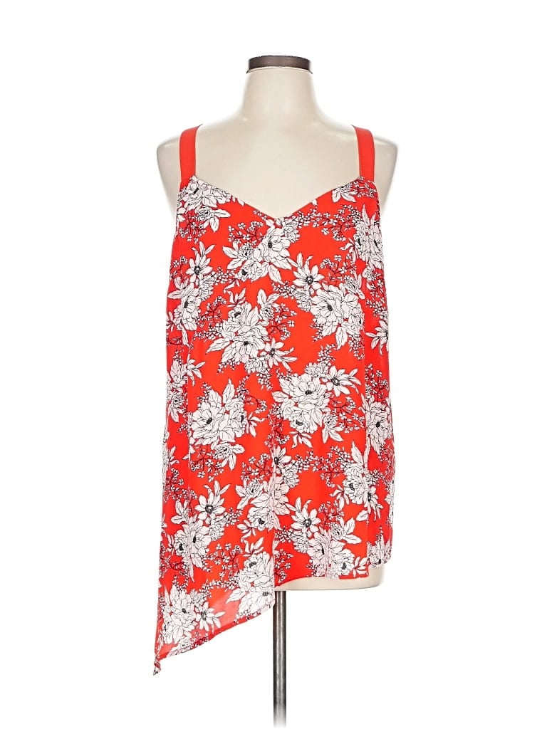 Pre-owned Vince Camuto Sleeveless Blouse In Red