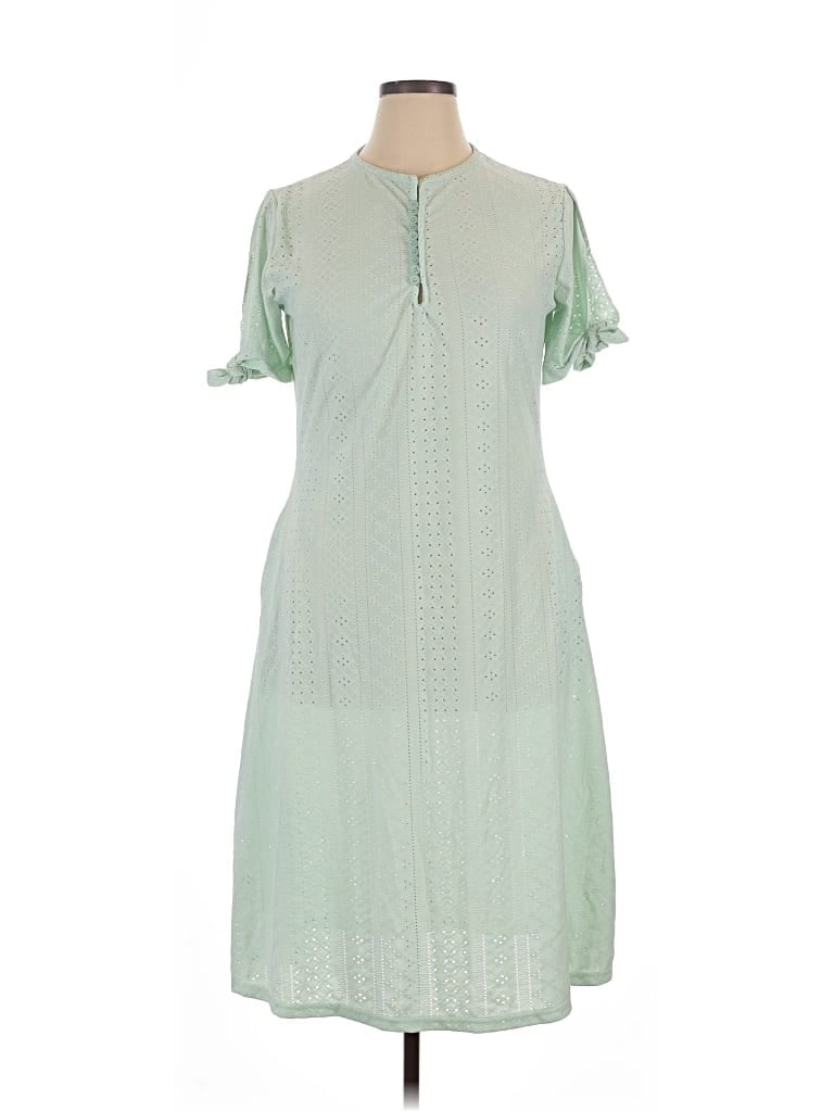 UNBRANDED Pre-owned Casual Dress In Green