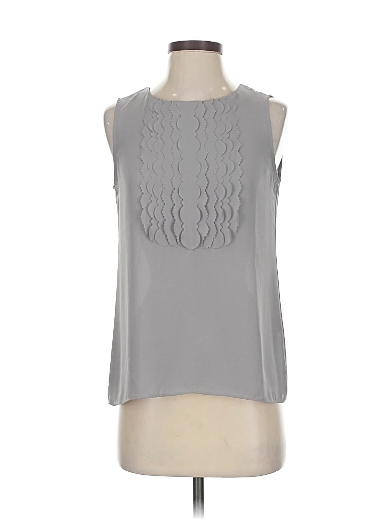 Click to view more detailed imagery on our partner's website Pre-owned Banana Republic Sleeveless Blouse In Gray