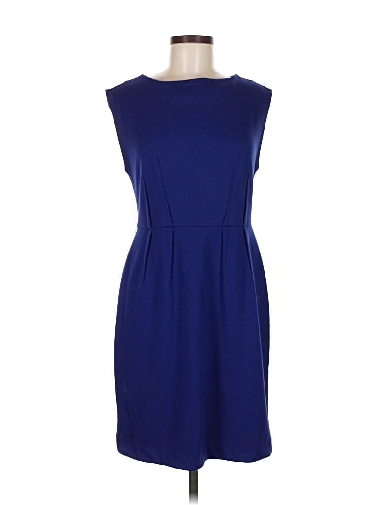 Pre-owned Ann Taylor Loft Outlet Cocktail Dress In Blue