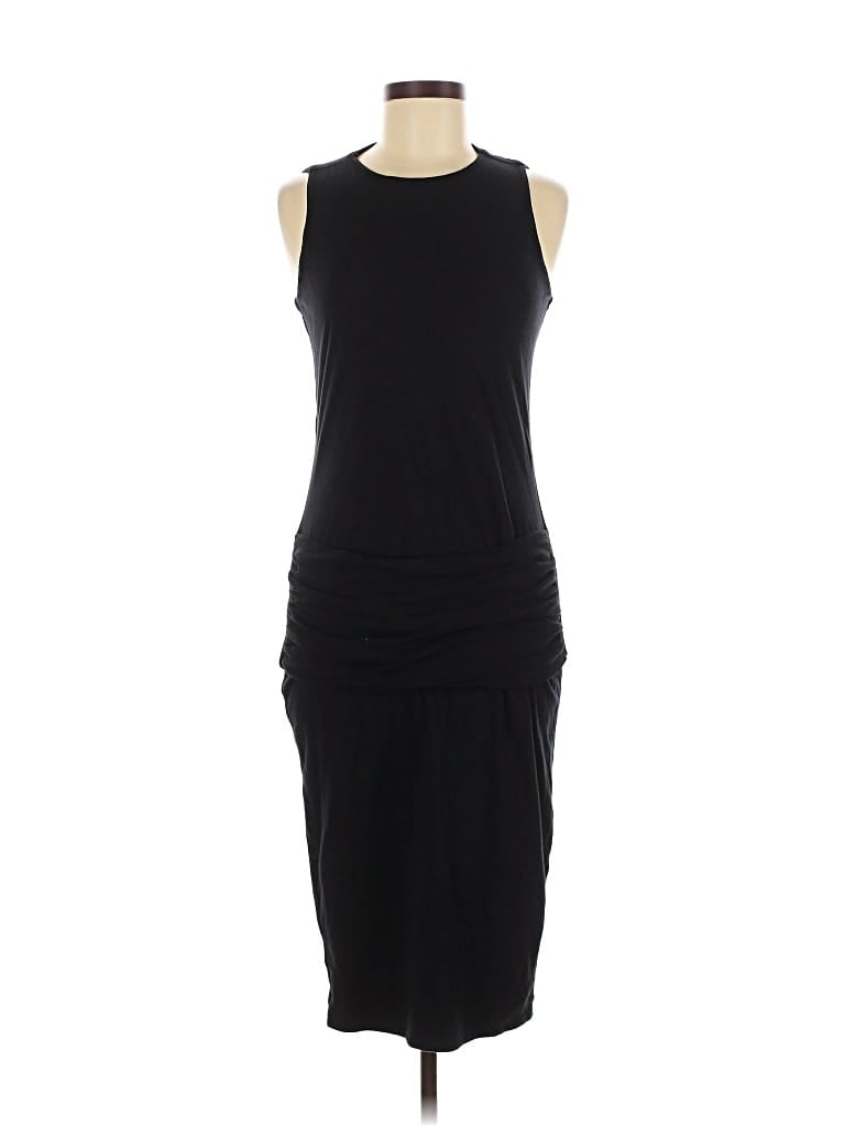 Pre-owned James Perse Casual Dress In Black