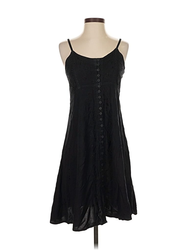 Pre-owned Devi Casual Dress In Black