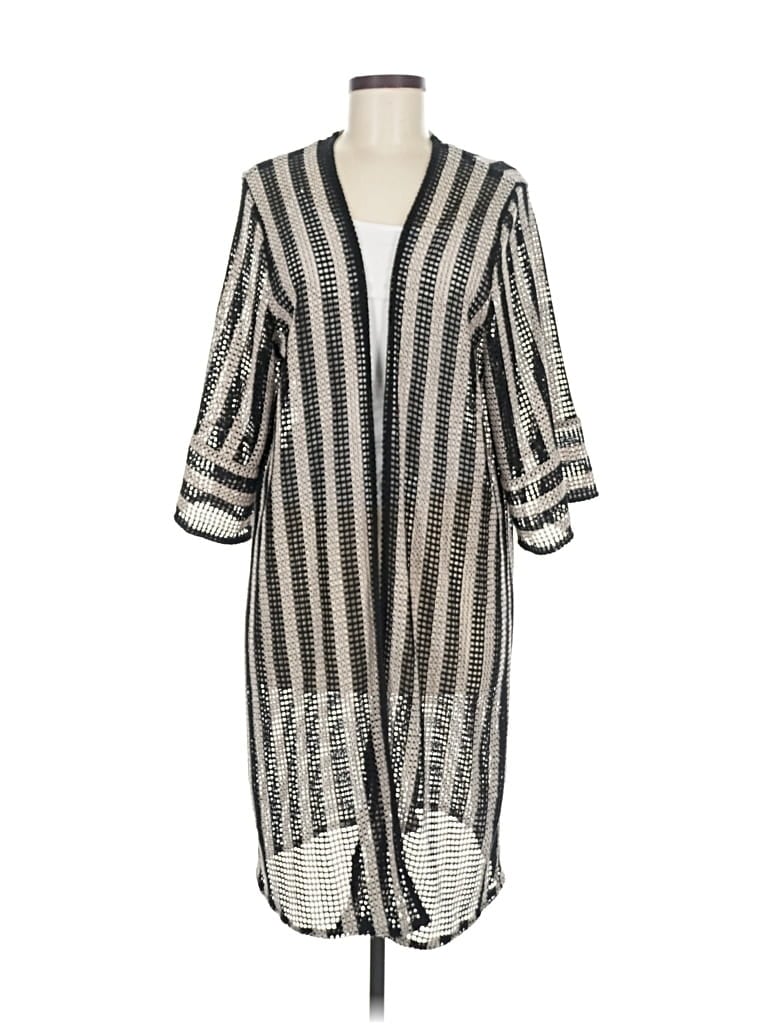 Pre-owned Wild Fable Cardigan Sweater In Silver