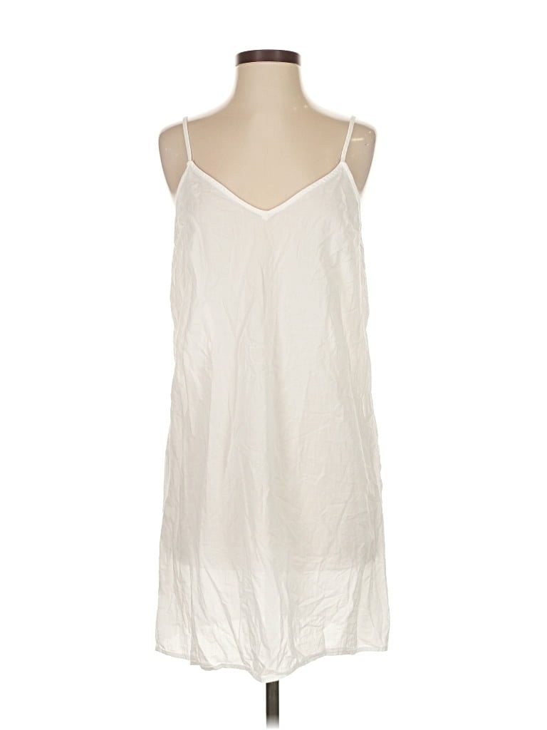 Pre-owned Unbranded Casual Dress In White