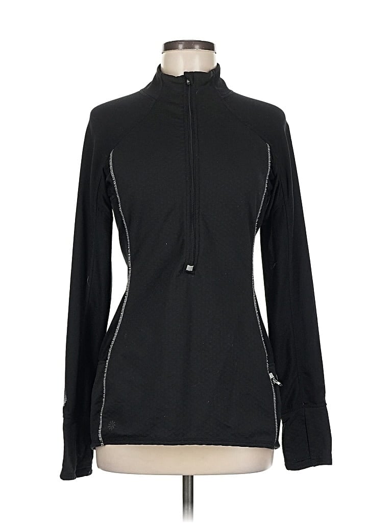 Click to view more detailed imagery on our partner's website Pre-owned Athleta Track Jacket In Black