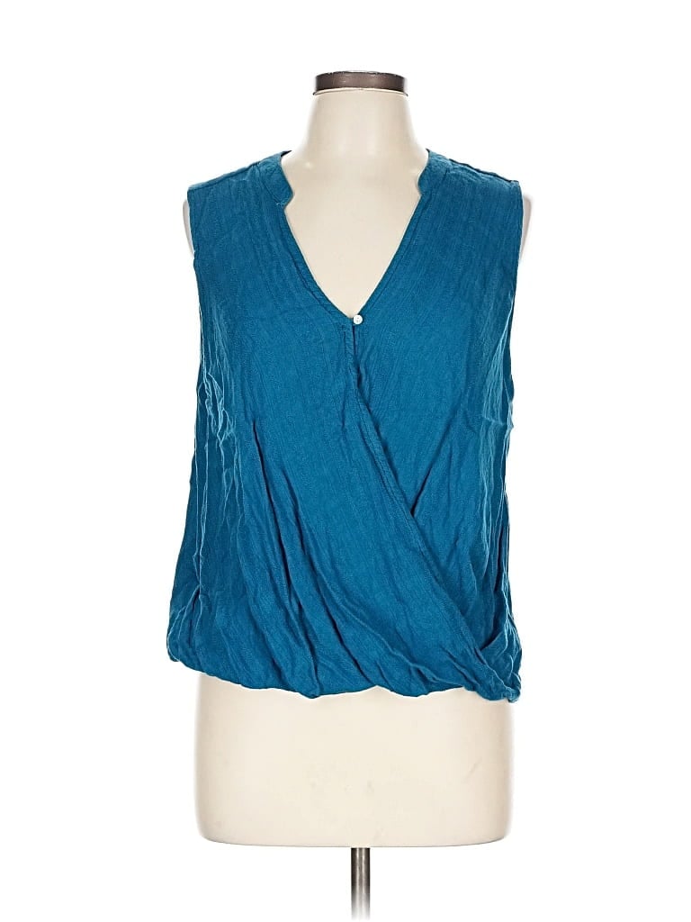 Pre-owned John Paul Richard Sleeveless T-shirt In Blue