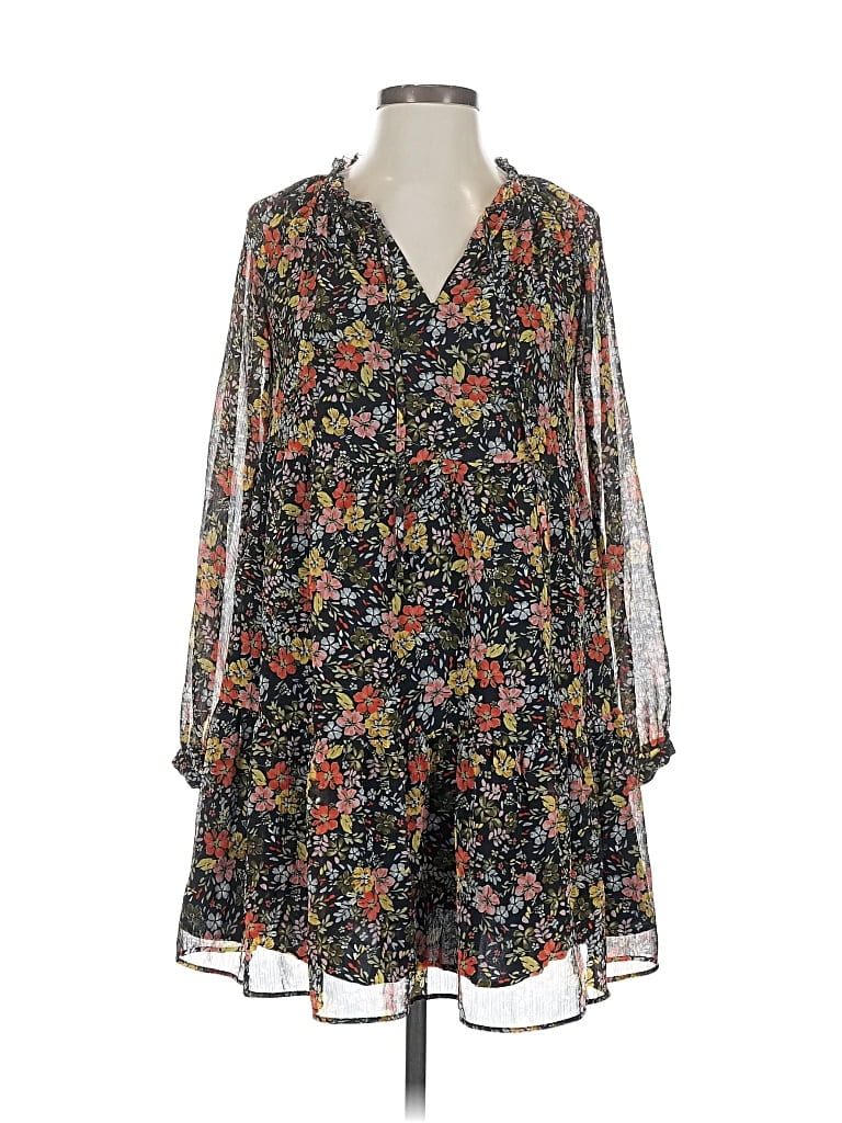 Pre-owned Ann Taylor Loft Casual Dress In Black