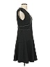 Rebecca Taylor Chevron-herringbone Black Cocktail Dress Size 2 - photo 4