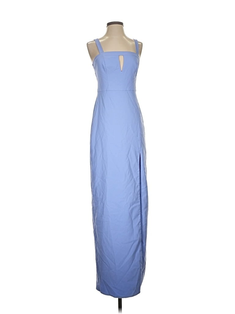 AIDAN MATTOX Pre-owned Cocktail Dress In Blue