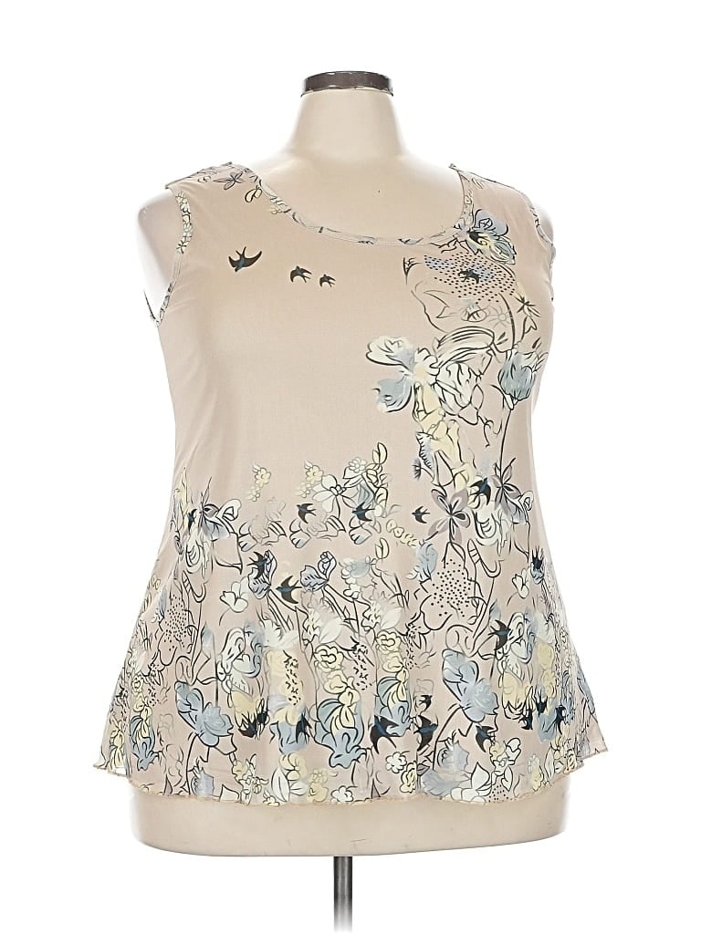 UNBRANDED Pre-owned Sleeveless Blouse In White