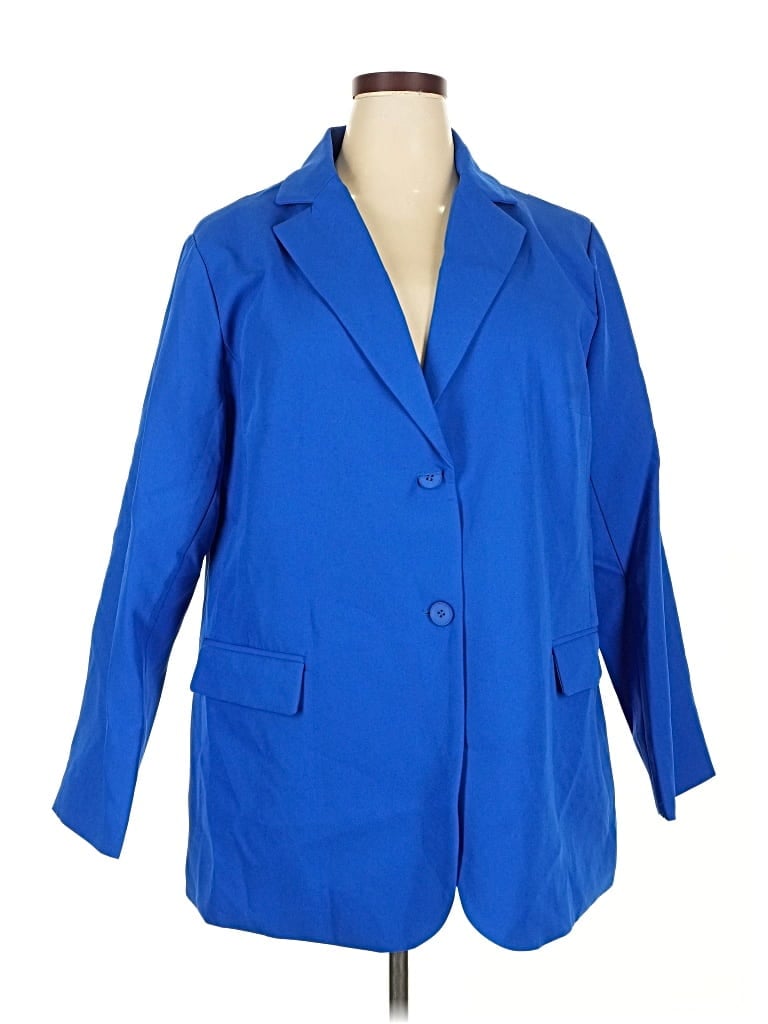 Pre-owned Unbranded Blazer Jacket In Blue