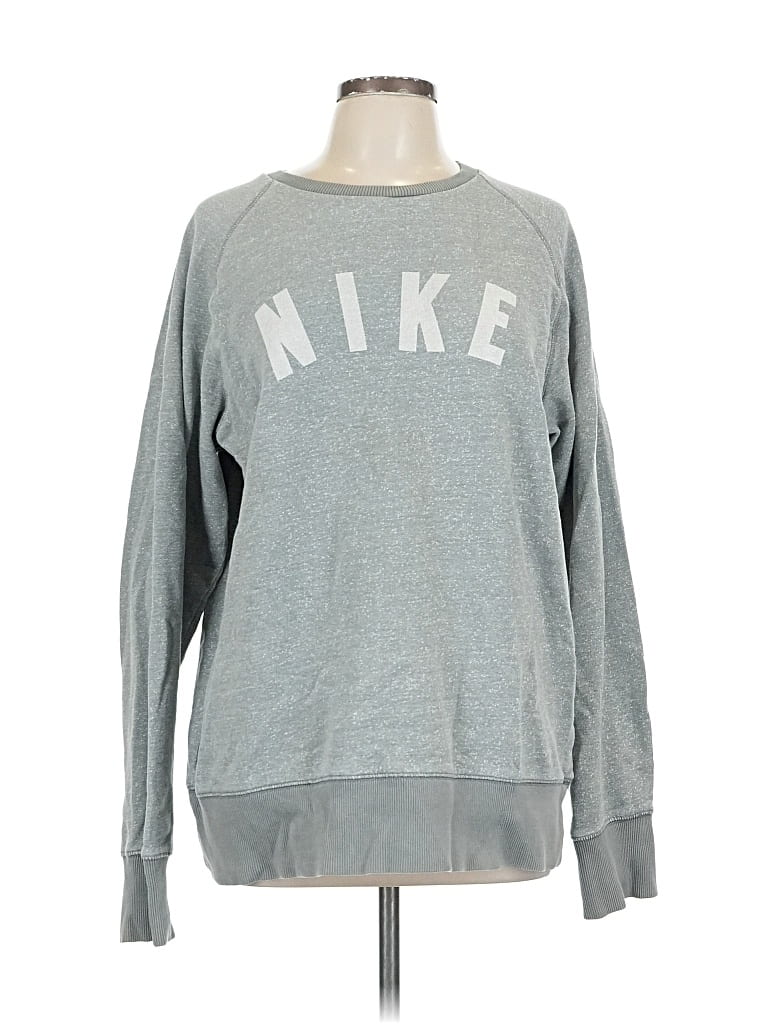 Pre-owned Nike Sweatshirt In Gray