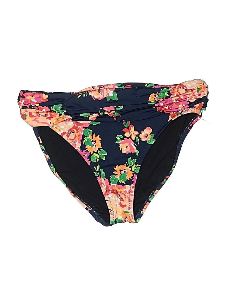 Pre-owned Garnet Hill Swimsuit Bottoms In Black