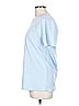 Assorted Brands Solid Blue Short Sleeve T-Shirt Size L - photo 5