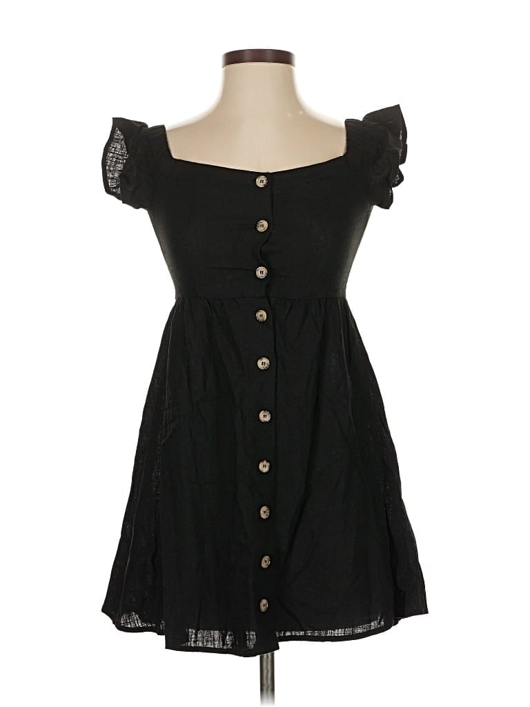 Pre-owned La Hearts Casual Dress In Black