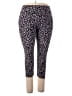 Logo Layers Animal Print Purple Leggings Size XL (tall) - photo 1