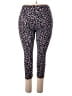 Logo Layers Animal Print Purple Leggings Size XL (tall) - photo 2