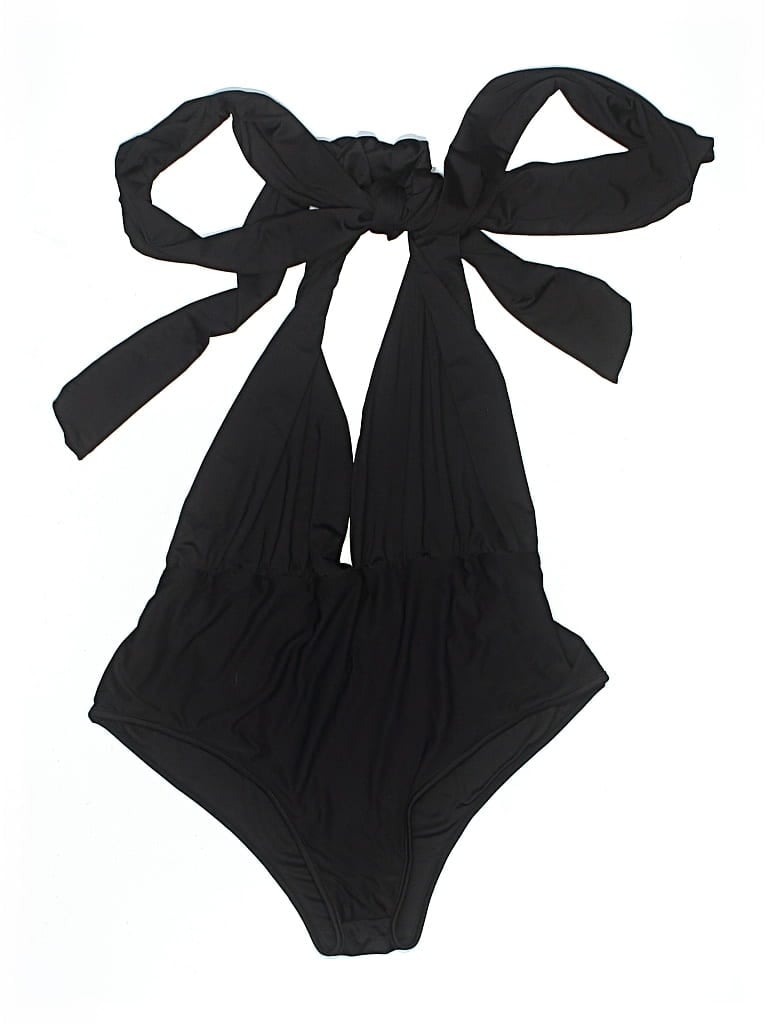 Pre-owned Unbranded Swimsuit Bottoms In Black