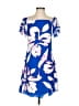 Britt Ryan 100% Polyester Print Blue Casual Dress Size XS - photo 1
