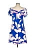 Britt Ryan 100% Polyester Print Blue Casual Dress Size XS - photo 2
