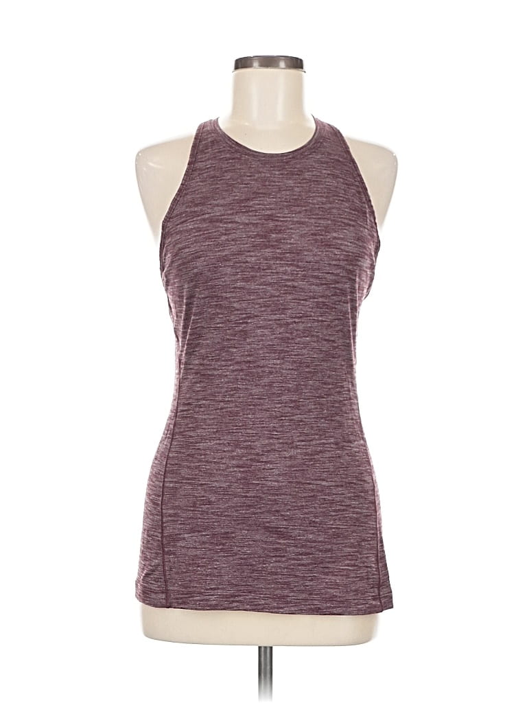 Pre-owned Lululemon Athletica Active Tank Top In Burgundy