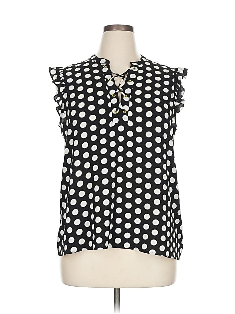 Pre-owned Michael Michael Kors Sleeveless Blouse In Black