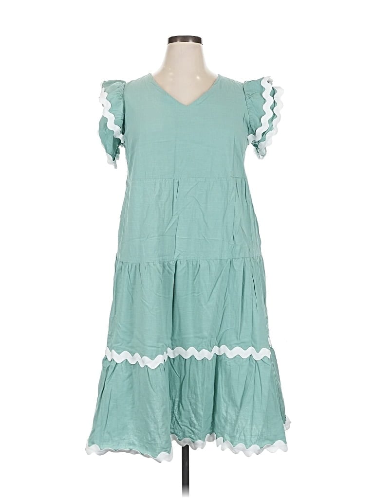 Pre-owned Zesica Casual Dress In Blue