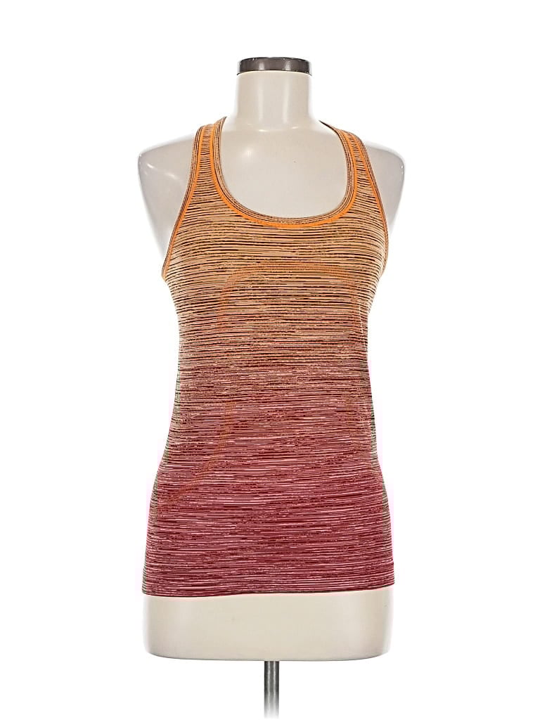 Pre-owned Lululemon Athletica Active Tank Top In Orange