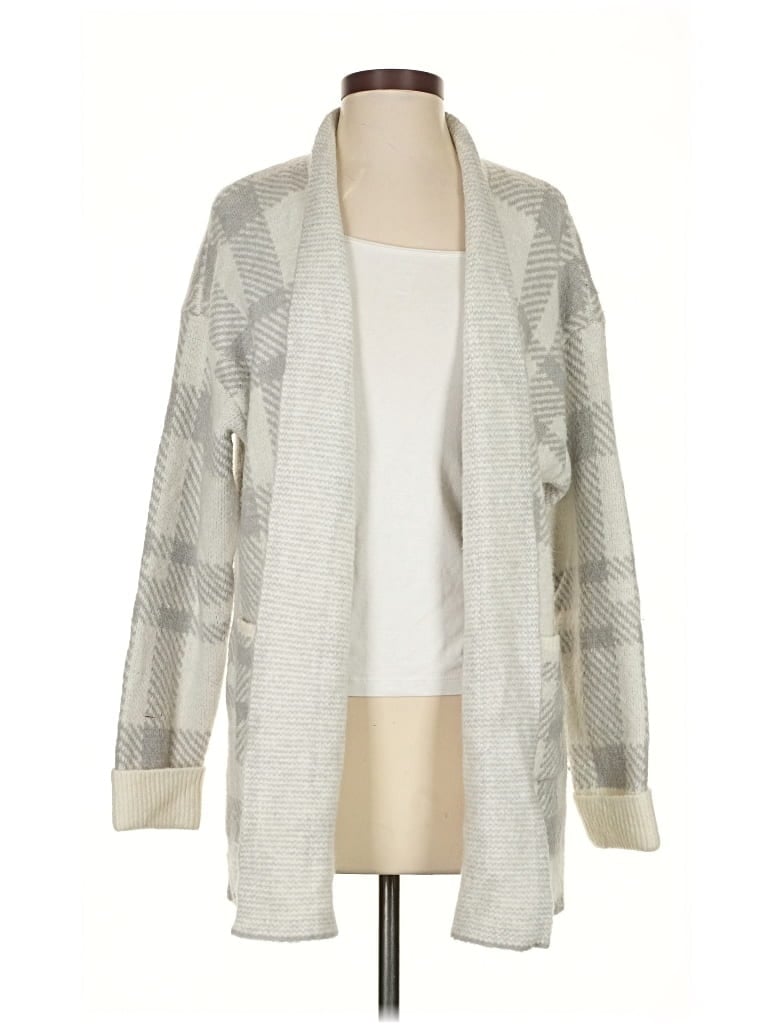 HARPER HERITAGE Pre-owned Cardigan Sweater In Gray