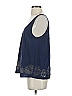 Joie 100% Silk Blue Sleeveless Top Size S - photo 5