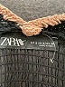 Zara 100% Polyester Chevron-herringbone Black Cocktail Dress Size S - photo 3