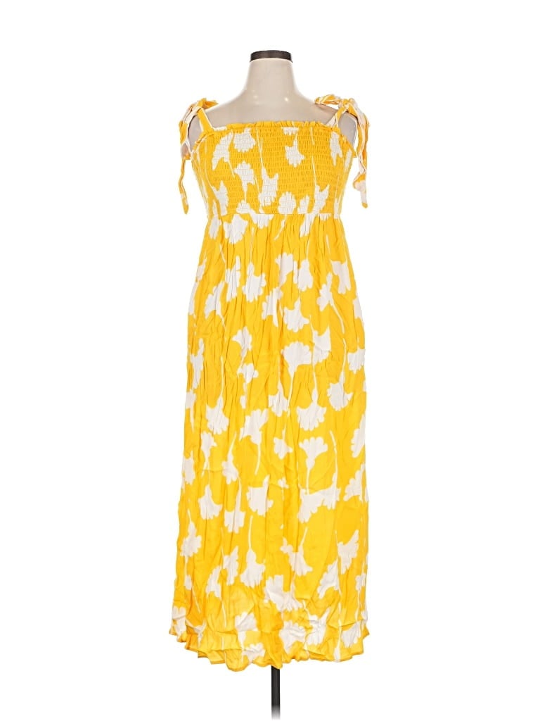 Pre-owned Diane Von Furstenburg For Target Casual Dress In Yellow