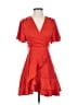 Selfie Leslie 100% Polyester Red Cocktail Dress Size XS - photo 1