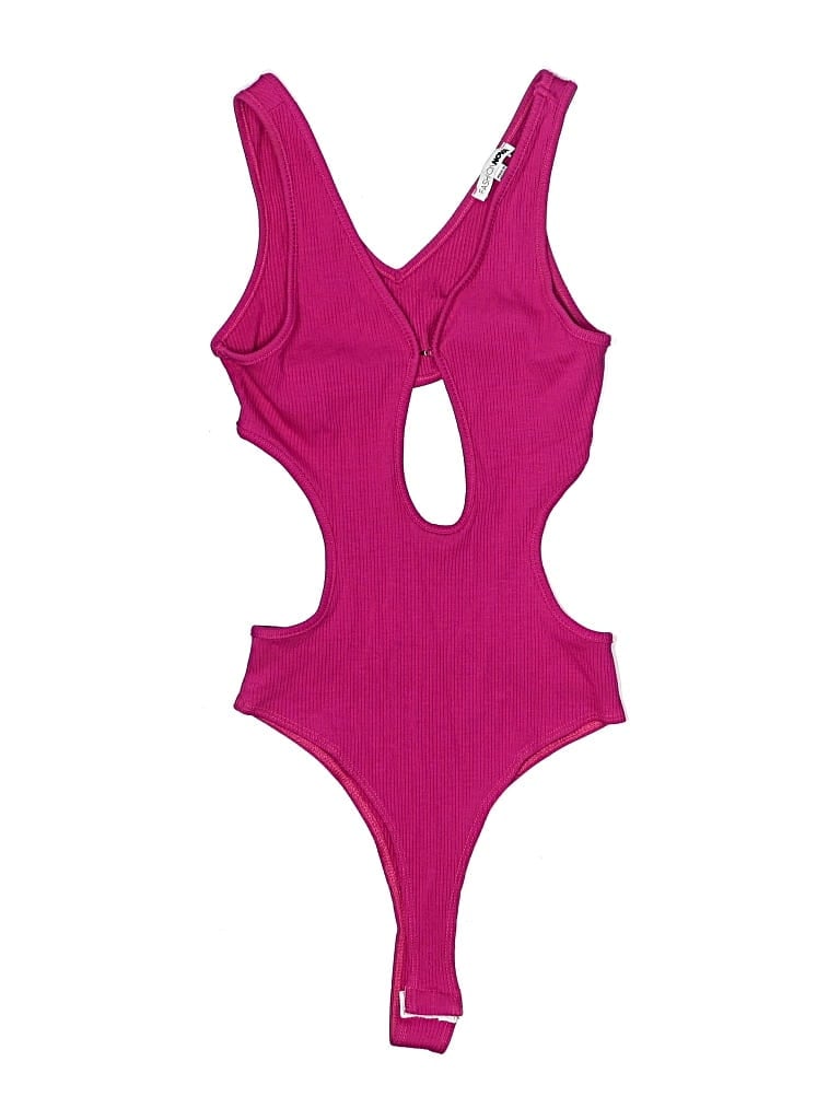 Pre-owned Fashion Nova Bodysuit In Pink