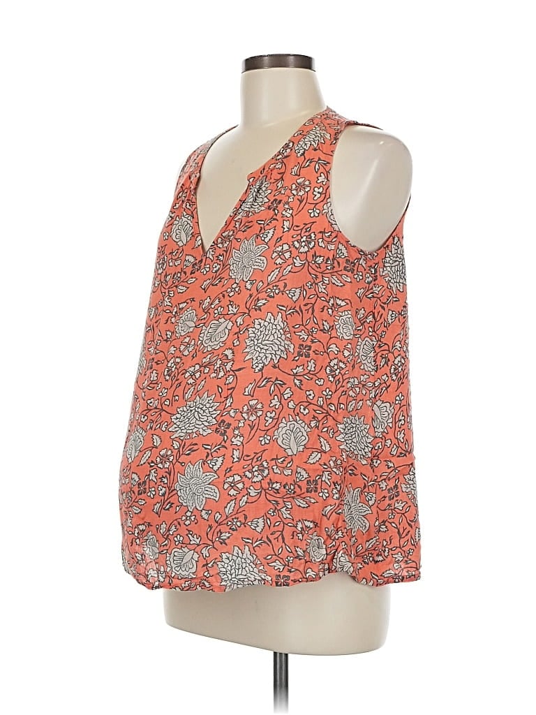 Pre-owned A:glow Sleeveless Blouse In Orange